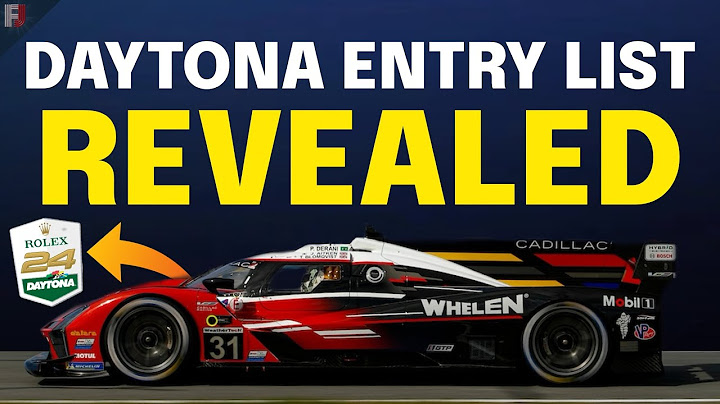 2025 Rolex 24 at Daytona Entry List REVEALED