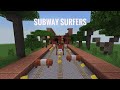 Subway surfers in Minecraft