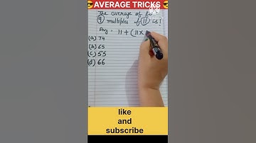 Trick for 😎Average #maths #tricks #mathstricks #average #shorttrick