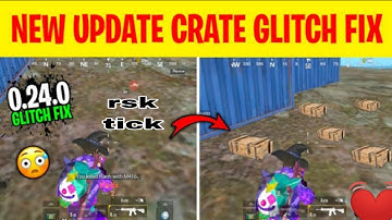 Pubg Lite New update Loot crate problem solved 😍 0.24.0 update Loot crate glitch Fix kese kare