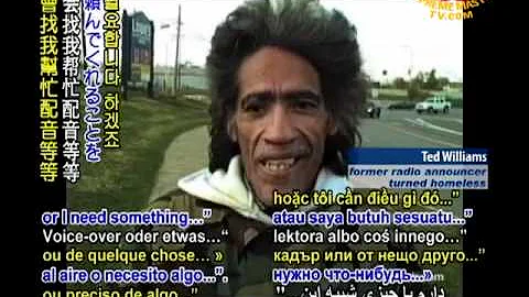 Homeless man with God gifted voice is discovered