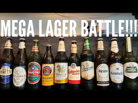 Top 10 Supermarket Bottled Lager Shootout | What Is The Best Supermarket Lager?