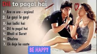 Dil to pagal hai l Audio jukebox l shahrukh khan l Madhuri Dixit l karisma Kapoor ,uttam Singh