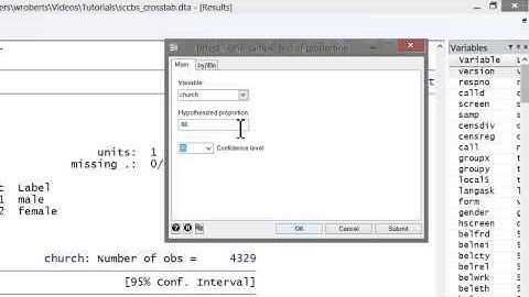 Stata Tutorial: One-Sample Proportion Test