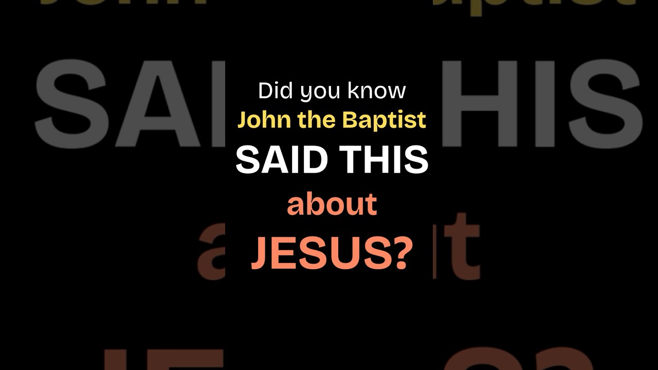 *Hidden* Connection between John the Baptist and Prophet Isaiah 