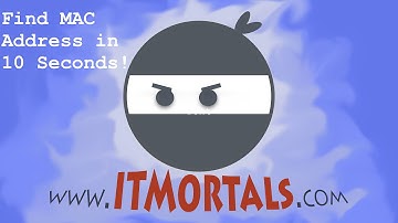 Basics - Find MAC Address in 10 seconds! - Windows 10