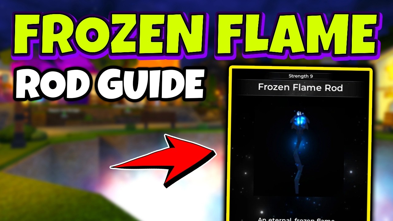 FROZEN FLAME ROD in STAR FISHING Roblox - How to Obtain Full Quest Guide