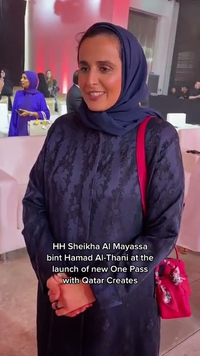 One pass Qatar launch - HH Sheikha Al Mayassa bint Hamad Al-Thani #qatar
