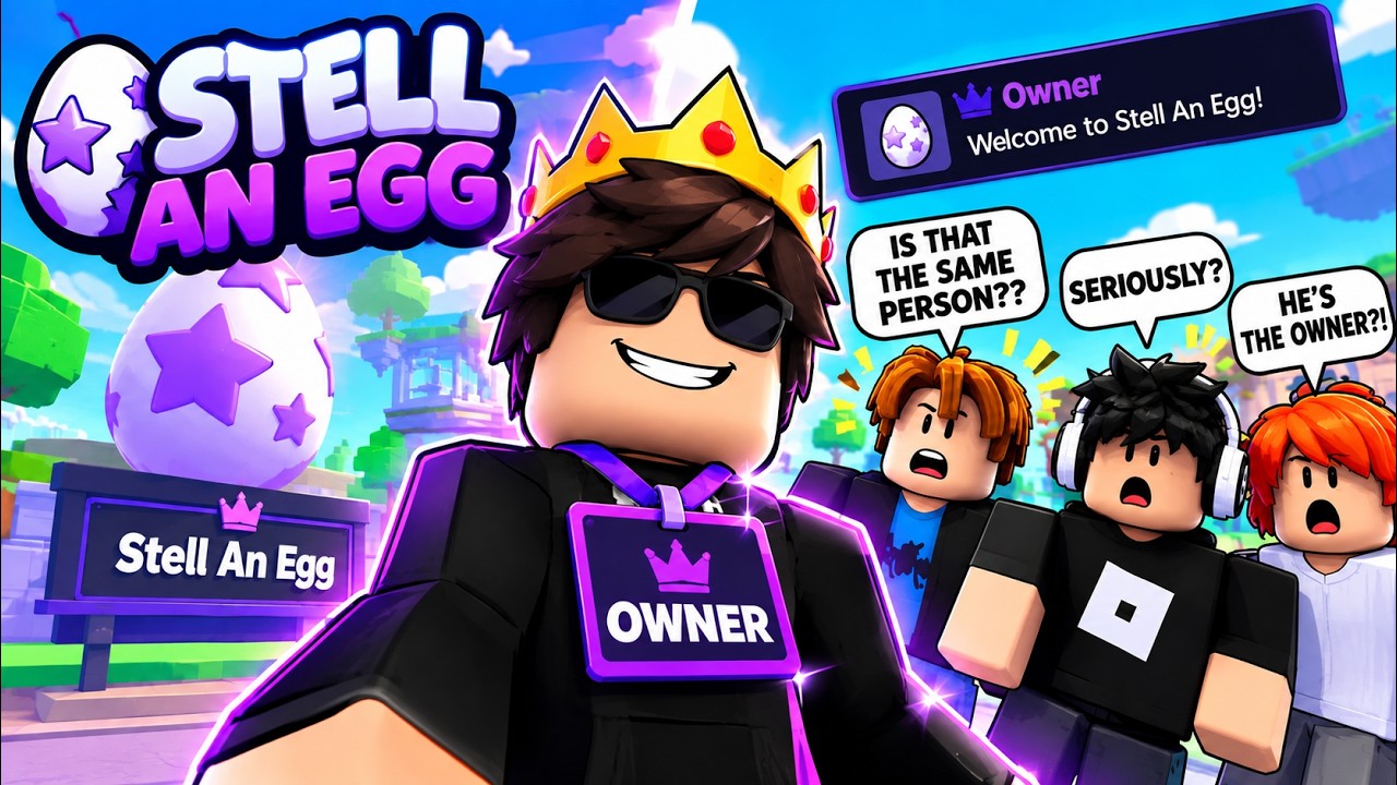 Trolling My Friends In "Steal an Egg" - Roblox