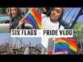 DAY AT SIX FLAGS + CHICAGO PRIDE PARADE | VLOG #10