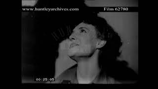 Jazz club in London in the 1950's.  Archive film 62780