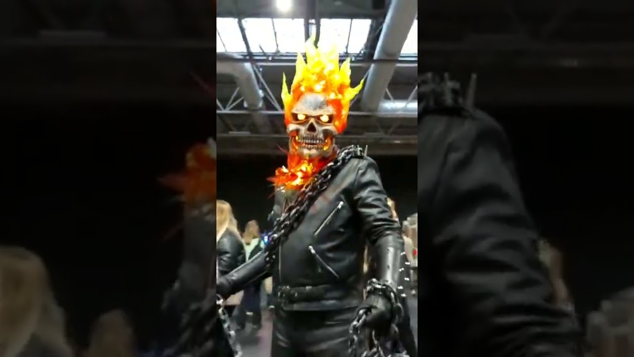 Ghost Rider💀🔥 #ghostrider #cosplay #motorcyclist #motorcycle #johnnyblaze #mephistopheles #marvel