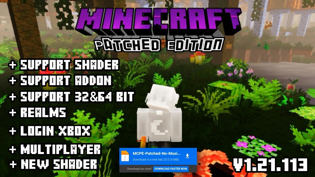 Minecraft patch versi 1.21.113 | review update  new