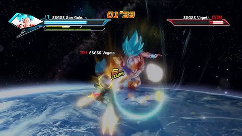 Dragon Ball Xenoverse (PS4) : SSGSS Goku VS SSGSS Vegeta
