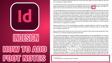 Beginners Guide: Footnotes & Endnotes in Adobe InDesign