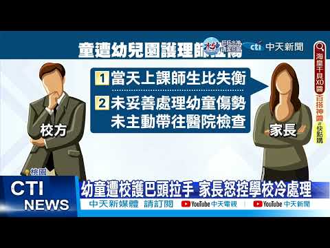 【每日必看】幼兒園校護硬拉童喝水釀脫臼 教育局罰3萬解聘 20230207 @中天新聞CtiNews