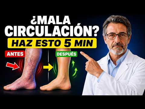 ¿Mala circulación en las piernas? Test de 30 segundos + 3 ejercicios para activarla rápido