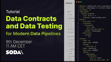 Data Contracts and Data Testing in Modern Data Pipelines