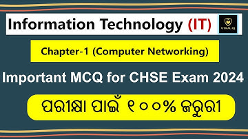 🔥 CHSE IT 2025: Top Computer Networking MCQs You MUST Know!"  Most Expected Questions!
