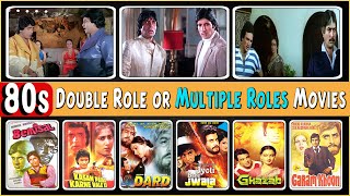 80s Bollywood Actors Double Role or Multiple Roles Movies | Greatest Double Roles in Bollywood Films