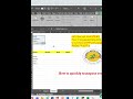 How to Transpose Rows to Columns in MS Excel Instantly | Quick Tip #Excel #Shorts #Tip #Productivity