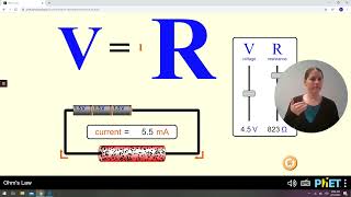 PhET Ohm's Law