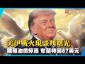 美伊衝突爆發「談判曙光」？國際油價停漲 布蘭特回87美元｜#寰宇新聞