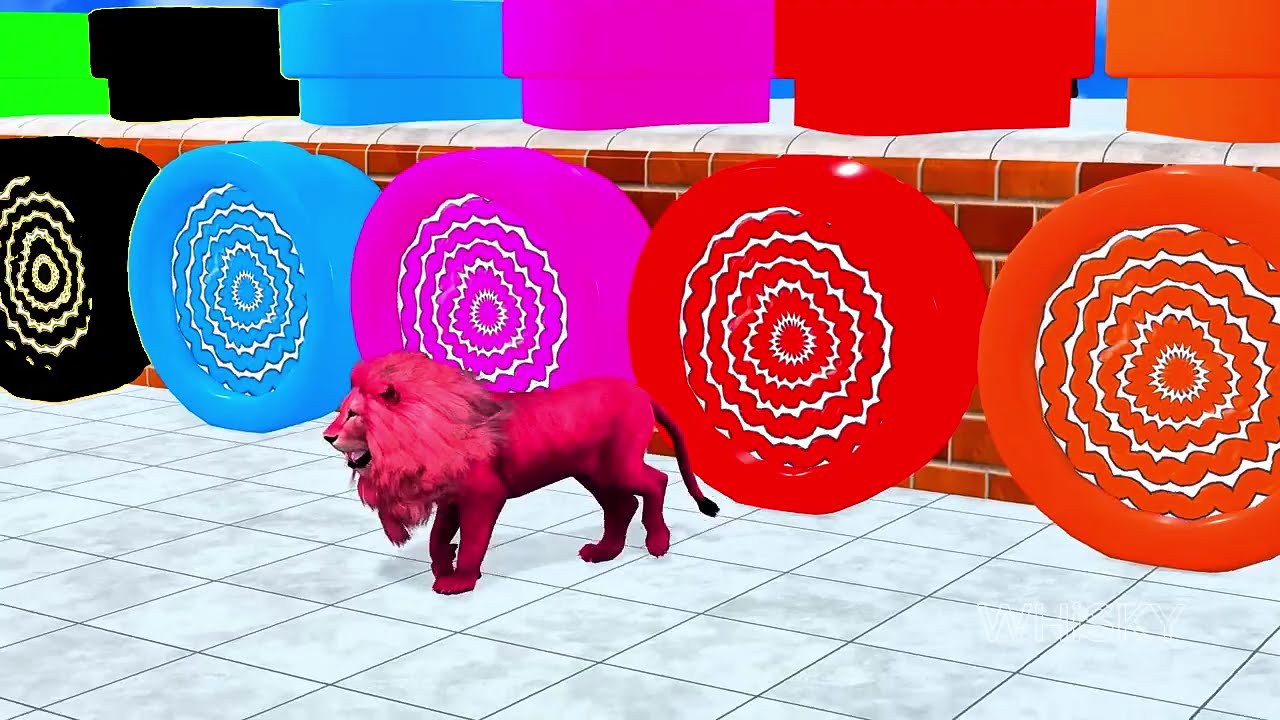 Epic Animal Slide Battle: A 3D Adventure with Cow, Elephant, Gorilla, Hippo & Tiger!