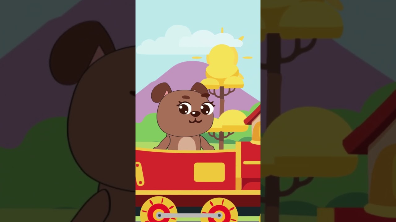 🌈 The Dog on the Train 🚂 | Funny Kids Song & Animal Adventure  