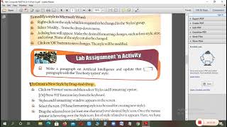Class 10th PART-B Ch-6 (Digital Documentation) Part-3 [30 April 2021] screenshot 5