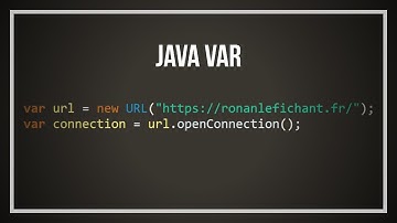 Java var - inférence de type de variable locale