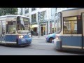 Tram in München verfährt sich und muss rückwärts weiter