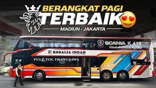 BELABELAIN KE MADIUN DULU DEMI NAIK BUS ‼ Trip Madiun  Jakarta with Rosalia Indah Double Decker