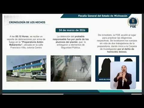 Michoacán | FGE afirma que arma usada por Osmar es de fabricación casera 