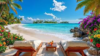 🌊 White Sand Beach Ambience | Ocean Waves & Seabirds for Deep Sleep & Relaxation