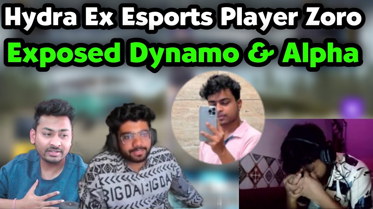 Hydra Ex Esports Player Zoro Exposed Hydra Dynamo & Alpha