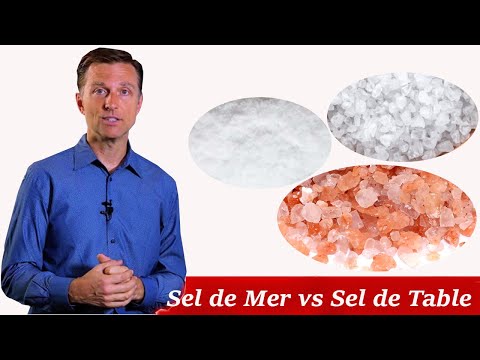 Vidéo: Différence Entre Le Sel De Table Et Le Sel De Mer