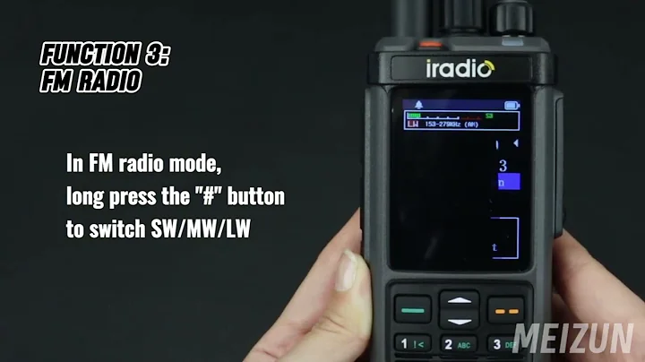 Confused about using your Iradio UV-98 PLUS？
