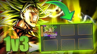 CAN ULTRA BROLY 1v3 ANYONE IN PVP??? (Dragon Ball LEGENDS)