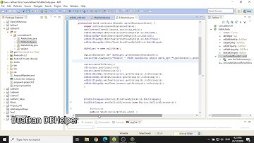TUTORIAL MENGGUNAKAN DATABASE EDIT DAN HAPUS DATA DI APLIKASI ECLIPSE