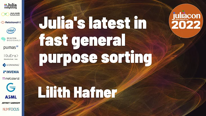 Julia's latest in high performance sorting | Lilit...