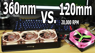 20X PC COOLING, can this 120mm Radiator out perform this 360