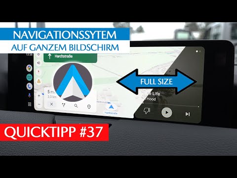Android Auto Navigation & Google Maps on the full screen ❓ That's how it works ❗​​l QuickTipp #37