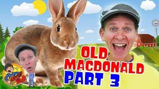 old macdonald had a farm part 3 rabbit chicken goat dream english kids