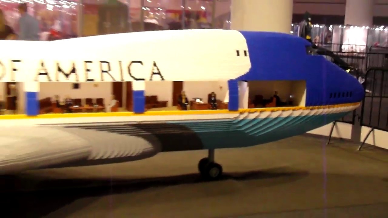 Európa legnagyobb LEGO® kocka kiállítása - AIR FORCE ONE - Boeing 747 - USA  elnök külön gépe ... 5. - YouTube