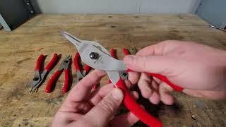 Snap on 7 piece Snap ring plier set
