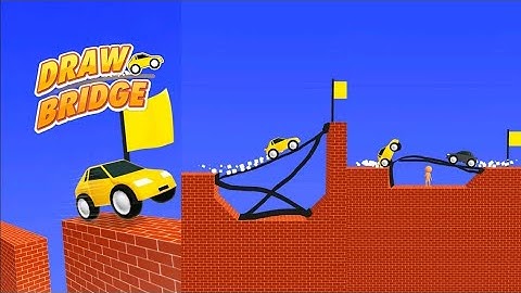 Draw Bridge game Level201 to210successfully completed#youtubevideos#cargaming#gaming#games#trending