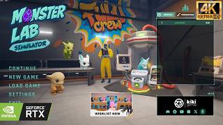 Monster Lab Simulator | Lab Gameplay (Full Gameplay 4K 60FPS) No Commentary