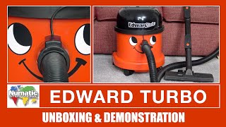 Numatic Edward Turbo Vacuum Cleaner Unboxing & Quick Demo