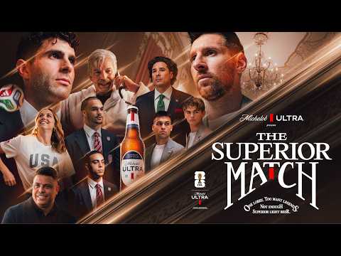 Lionel Messi and Christian Pulisic Face Off in Epic Match for Billy Bob Thornton's Round of Michelob ULTRAs in New FIFA World Cup 2026™ Commercial